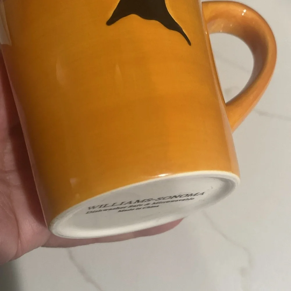 William Sonoma Halloween ceramic Ghost Vintage Mug. Only 1.
